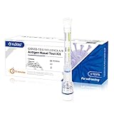 Fastep Corona Schnelltest und Grippe Test für Zuhause Covid 19 & Influenza A/B Antigen Nasen Test Zur Eigenanwendung Coronatests Nase Selbsttest Bausatz, 5 Stück