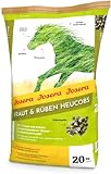 JOSERA Kraut & Rüben Heucobs (1 x 20 kg) | Premium Pferdefutter | Pferdefutter zum Auffüttern | Melassefrei und ohne Zuckerzusatz | CO2-neutral produziert und getrocknet | 1er Pack