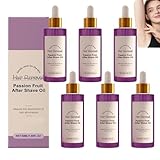 Aftershave-Öl, Aftershave-Öl für Frauen für glatte Haut, feuchtigkeitsspendendes und beruhigendes Körperserum, sanft und reizfrei, lindert Hautirritationen nach der Rasur (6 PCS)