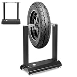 JRUKM Motorradreifen Auswuchtgerät, Reifenwuchtmaschine und Auswuchtbock mit verstellbaren Kegeln, Wasserwaage – Universell für Motorrad, Werkstatt, Mechaniker