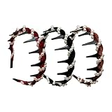 Gezahnter Kopfschmuck – Anti-Rutsch-Haarreifen mit Zähnen für Frauen – Haarstyling-Zubehör, gezahntes Haarteil für Schwester, Tochter, Freundin, Ehefrau, Freund