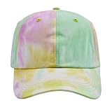 Ackygetrich Batik-Baseballkappe, Sonnenhut, verstellbar, modisch, Sonnenschutz, Hüte für Männer und Frauen, mehrfarbig, mehrfarbig, Einheitsgröße