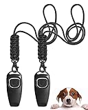 TODREMOU Hundepfeife Rütter Rückruf-Hundepfeifen Hochfrequenz Klicker Hundeklicker Set Clicker Hundetraining Clickertraining