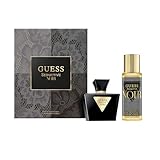 GUESS Seductive Noir Damen Geschenkset – Eau de Toilette 75ml, Körpersray 125ml – Ambriert-Blumig, Sinnlicher Duft, Lang Anhaltend