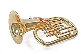 Karl Glaser Bb Euphonium Baritonhorn 3 Pumpventile, Monel, Goldmessing Mundrohr