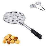 Topfann Metall Nussbäcker, Nussformen, Nussmaker Nuss Waffeleisen Backform Walnuss-Keksform