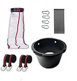 Schuttrutsche 9m Flexible und Stabil – Bauschuttrutsche für Verschiedene Baumaterialien - Bauschutt Rutsche Schnelle und Einfache Installation - Schuttrutschen Schützt vor Staub und Spart Zeit