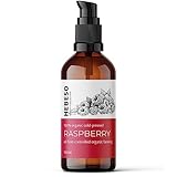 Himbeersamenöl 100% Rein & Natürlich Kaltgepresst 100ml | Anti-Aging, Pflege, Vitamin A/E, EFA reichhaltiges Öl | Behandelt Falten, Fältchen, trockene Haut | Eine 100% BIO Gesichtspflege