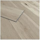 HORI Klick Hart Vinylboden aus hochwertigem SPC ohne PVC, Geraldton, stilvolle Landhausdiele, 1,76 m², Trittschalldämmung, wasserfest, für Fußbodenheizung und Feuchträume geeignet,