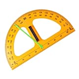 Großer Klassenzimmer-Winkelmesser – starke Stärke, Mathematik-Geometrie, multifunktionales Lehrdreieck-Lineal, -Winkelmesser, großes digitales Geometrie-Lineal für Ingenieure, trocken