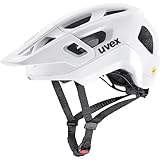 Uvex Unisex React MIPS Fahrradhelm, White matt, 52-56cm