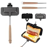 Sandwichmaker, Doppelseitige Sandwicheisen, Waffeleisen, Grill/Sandwich-Toaster,Sandwichtoaster,Waffeleisen Grill, Outdoor Sandwichmaker (Abschnitt 1)