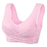 Sport-BHS für Damen - Komfort Tief V BH Damen Buttrig Glatter Bustier Rücken Damen BH Damen High Elastizität BH Gegen Hängebrust Brüste Bralette Damen BH mit Bügel