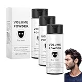 Texturpuder Für Männer, Based Texture Powder Haarpuder Männer Leicht Aufzutragen Verleiht Sofort Textur Und Volumen Mit Mattem Effekt Rein Natürliche Inhaltsstoffe (3PCS)