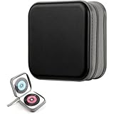 Zbozzba CD Tasche,CD DVD Discs Aufbewahrungstasche,CD Aufbewahrungstasche für Zuhause und Auto, für 40 Discs(Schwarz)