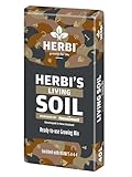 Herbis Living Soil 40 L - Bio-Erde mit Natürlichen Inhaltsstoffen - Mikrobiell Belebt - Perfekt für Growing