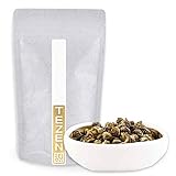 Kaiserliche Jasmin Perlen Grüner Tee aus China | Hochwertiger chinesischer Grüntee mit Jasminblüten getrocknet (100g)