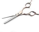 Haarscheren-Taschen-Set, professionelle Japan 440c-Schneideschere, Friseur-Effilierschere, Schere, Friseurschere, Blau (Gold A)