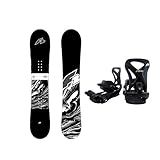 F2 Set Snowboard Blackdeck Wide Schwarz 155xw cm + Sonic Pro Bindung L