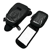 Magnetische Tanktasche - Motorradtasche, Magnetische Tanktasche, wasserdichte Regenhülle mit starker magnetischer, langlebiger transparenter Tasche, Handy Navigation Satteltasche für Motorrad