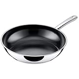 Silit Talis Bratpfanne Induktion 28 cm, Edelstahl Bratpfanne beschichtet, Pfanne Keramikbeschichtung, backofenfest