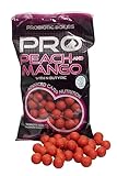 Starbaits Bouillettes Pro Pfirsich + Mango Boilies 20 mm, 800 g, 800 g, 20 mm, Orange, 64006