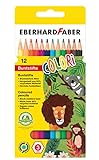Eberhard Faber 514812 - Colori Buntstifte, hexagonale Form, in 12 Farben, im Kartonetui, zum Malen, Illustrieren und Zeichnen
