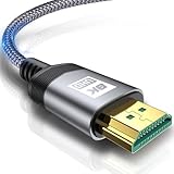 AviBrex 8K HDMI 2.1 Kabel 9.5M, Ultra HD 48Gbps Ethernet High Speed 8K@60Hz, 4K@120Hz,HDCP 2.2 & 2.3, UHD HDR 10+,Vision, 3D, VRR, Kompatibel mit PS5/4/3,8K Gaming, TV, Blu-ray-Player, Projektor