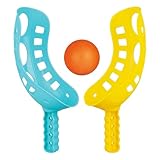 Scoop Ball Set - ABS Scoop Play Set für Outdoor Fun | Fang Ballset mit einfachem Griff | SCOOOP BALLL -Spielzeug ideal für Gartenspiele, Strandspiel und Kinder aktive Sportarten