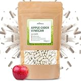 RheinNatur Apfelessig-Kapseln 210 Stück - Reines Apfelessig-Pulver mit pflanzlicher Kapselhülle, vegan - 70 Tage Vorrat