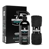 GENTLEMONKEYS Profi Cockpitpflege Auto (500ml) inkl. Mikrofasertuch • Innenraumreiniger für Reinigung & Pflege aller Kunststoffe & Glattleder • Farbauffrischung & Schutz • Auto Reinigungsset