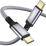 Wengshini USB C auf USB C Kabel 2M,240W/20Gbps USB C 3.2 Gen2 x 2 Datenkabel, 4K@60HZVideoübertragung Videoübertragung für Laptop, Handy, Steam Deck, Tablet, SSD, Monitor usw.