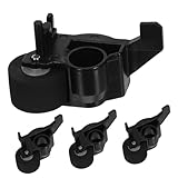 FRCOLOR 4 Stück Teiliges Kunststoff Pinch Roller für Kassettenrekorder Langlebige Bandführung für Stabile Tape Bewegung Geräuschreduzierend Kompatibel Reparatur und Klangverbesserung