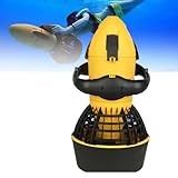 JMOUZHG Tauchen Schwimmen Booster, Unterwasser Propeller Scooter Dual Speed zum Schwimmen Tauchen Schnorcheln Meer mit Blei-Säure-Batterie (500W)