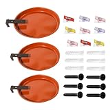 Wandmontierter Vogelfutterspender,Mit Vogeltränke | 3 teiliges Set Futter Und Wasserschalen Für Zaun Garten Balkon Terrasse