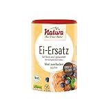 Natura Bio Ei-Ersatz – 175 g – pflanzliche Alternative zu Ei – auf Basis von Lupinenmehl – vegan – Ei-Ersatz-Pulver zum Kochen und Backen