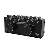 Wadakada Switcher 6 im 2 Out oder 2 im 6 Out KopfhöRer Lautsprecher Switcher Stereo Signal Auswahl Switcher, Schnittstelle Nimmt Design Manual Switch An