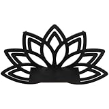 Luxshiny Wandregal mit Lotusblumen Design Schweberegal 8,3X12,9X3 Zoll Platzsparendes Regal für Schlafzimmer und Arbeitszimmer