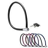 Master Lock Fahrradschloss Kabelschloss ,Schlüssel, 55 cm Stahlkabel, Wetterfest, Zufällige Farbe, 8630-F - Verwendung mit allen Arten von Fahrrädern, Kinderwagen und anderen Sportgeräten