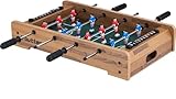 Outtec Tischkicker Dzeta – Mini Kickertisch mit großem Spielfeld, tischfußball für Kinder & Erwachsene, tragbarer Tischfussball, schneller Aufbau, ideal für Zuhause & Reisen
