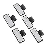 Veemoon 5 Stück -Namensschild für Namensschilds Rohr -Tags Identifikation Leicht graviert ID -Label -Identifizierung Pflegeabzeichen Arzt Abzeichen Etikettenhalter pp Schwarz