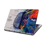 15.6 Laptop Haut Aufkleber Aufkleber,Notebook Vinyl Aufkleber Abdeckung Schutz für 12' 13' 13,3' 14' 15' 15,4' 15,6 Zoll,wasserdicht abnehmbar mit 2 Handgelenk Pad