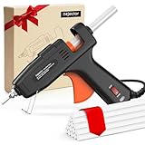 100W Heißklebepistole, Klebepistole mit Groß Heißklebestiften 15 Stück Durchmesser 11x 220mm, 60/100W Heissklebepistole, Klebepistole für Schule Basteln Heimwerken Kunst schnelle Reparaturen zu Hause