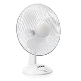 Tristar VE-5978 Tischventilator – 40 cm – Oszillierend – Weiß