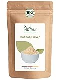 Bio Baobab Pulver 500g | Affenbrotbaum gemahlen | Apothekerbaum in Rohkost Qualität | 100% rein und ohne Zusatzstoffe |Veganes Fruchtpulver