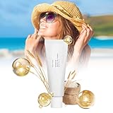 Rice Probiotics Sonnencreme Gesicht, Leicht Textur Sun Screen Spf 50+, Feuchtigkeitsspendende Sonnencreme, Sport Sonnenschutz für Protect Gesicht Und Körper Uv Rays, Schnell Einziehende, Non-Greasy