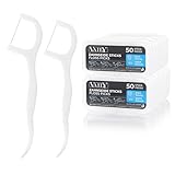 Vaily Zahnseide Sticks 400er Pack - Zahnsticks, Zahnstocher um Zahnzwischenräume zu Reinigen - Zahnseidenhalter zur Zahnpflege - Dental Floss