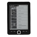 E Book Reader, 128MB 8 GB 6 'Touchscreen EREADER mit Tintentechnologie, Eingebauter Lautsprecher und Schutzhülle, Digitales Papier, Epaper, E -Tinten -Tablet für Kinder