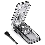 Opret Tablettenteiler für Große und Kleine Tabletten Für Tabletten-Vitamin-Medizin in ein Halbes Viertel Schneiden Schwarz