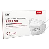 CRAZYCHIC - 20 Stück FFP2 Maske Atemschutzmaske - CE EN 149 Schutzmaske Weiß - 5 Lagen Hohe Filtration Maske - Mundschutzmaske - Staubschutzmaske Einzelverpackt